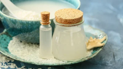 Preparado de agua de arroz