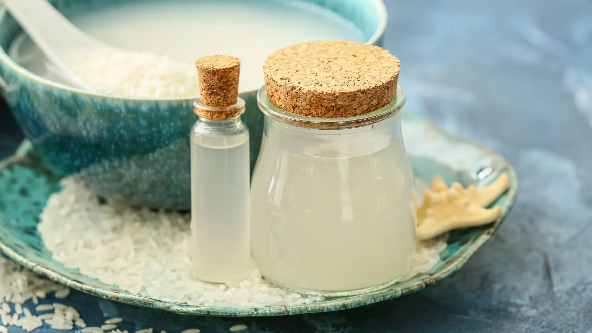 Preparado de agua de arroz